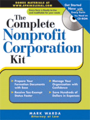 cover image of Complete Nonprofit Corporation Kit